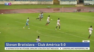 Slovan nedal mladíkom z Mexika šancu, zdolal ich piatimi gólmi