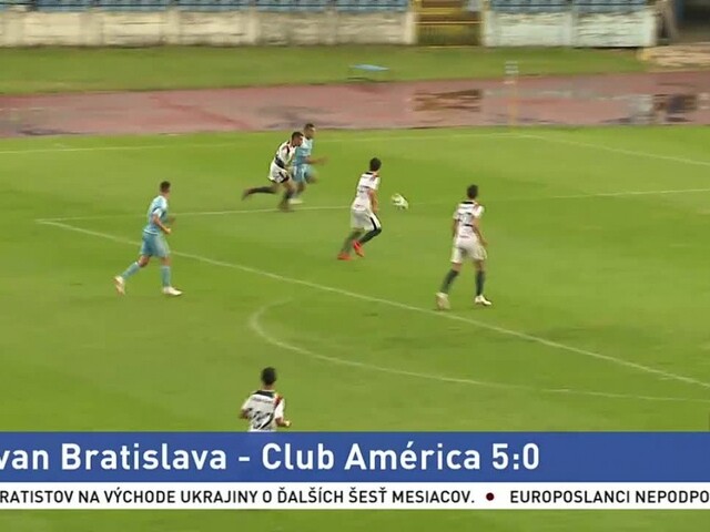 Slovan nedal mladíkom z Mexika šancu, zdolal ich piatimi gólmi