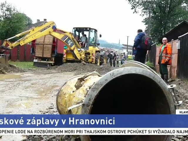 Extrémne silný dážď spôsobil v podtatranskej obci záplavy