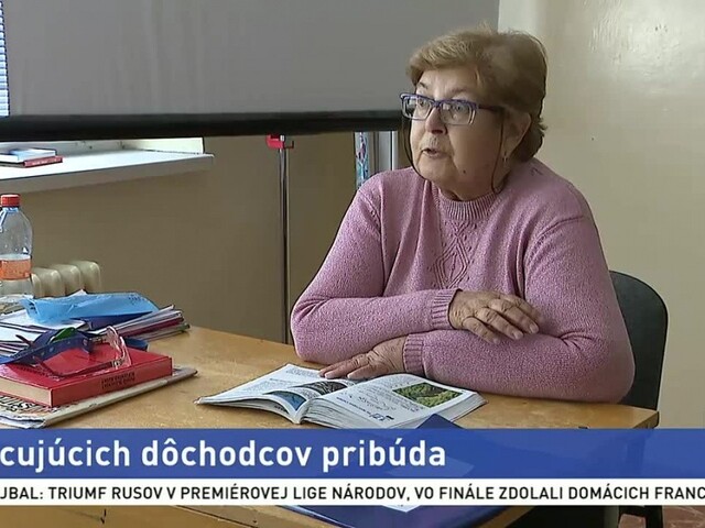 Pracujúcich dôchodcov je viac, bez druhého príjmu by mali problém