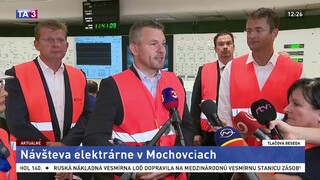 Brífing P. Pellegriniho a P. Žigu po návšteve elektrárne v Mochovciach