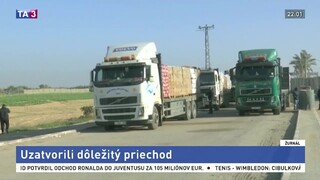 Izrael uzavrel hraničný priechod do Gazy, OSN upozorňuje na následky