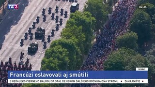 Francúzi oslavovali aj smútili, nechýbala ani tradičná vojenská prehliadka