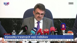 TB J. Čižnára o výsledkoch trestných vecí samostatne hospodáriacich roľníkov