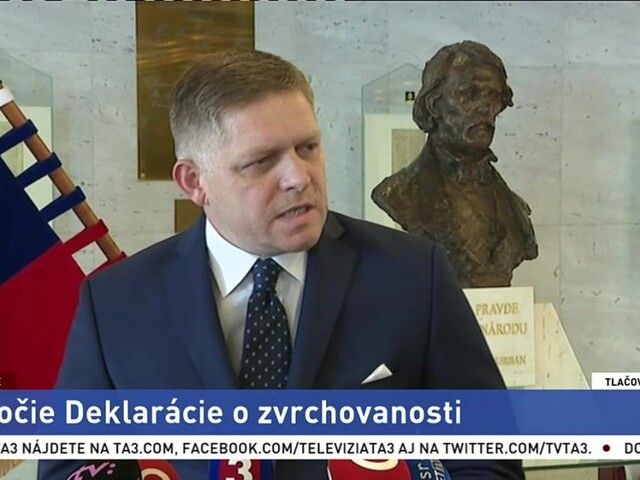 TB R. Fica k výročiu podpisu Deklarácie o zvrchovanosti