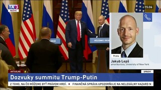 Amerikanista J. Lepš o dozvukoch summitu Trump-Putin