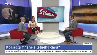 ŠTÚDIO TA3: J. Cappello a M. Šóth o možnom zrušení zimného času
