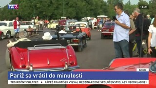 Paríž dýchal históriou, jeho ulicami prešli nablýskané veterány