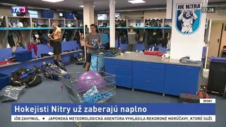 Hokejisti Nitry už naplno trénujú, zabojujú o Vyšehradský pohár