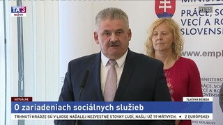 Brífing J. Richtera o kontrolách zariadení sociálnych služieb