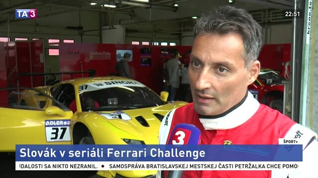 J. Daniš o účinkovaní vo Ferrari Challange