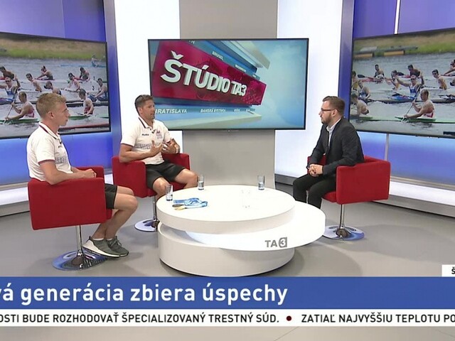 ŠTÚDIO TA3: Kanoisti S. Baláž a A. Wiebauer o uplynulých MS do 23 rokov