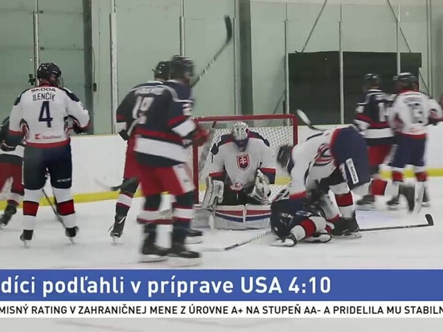 Hokejoví mladíci nestačili na rovesníkov z USA, prehrali 4:10
