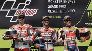 MotoGP: V Brne uspel Dovizioso, Márquez skončil tretí