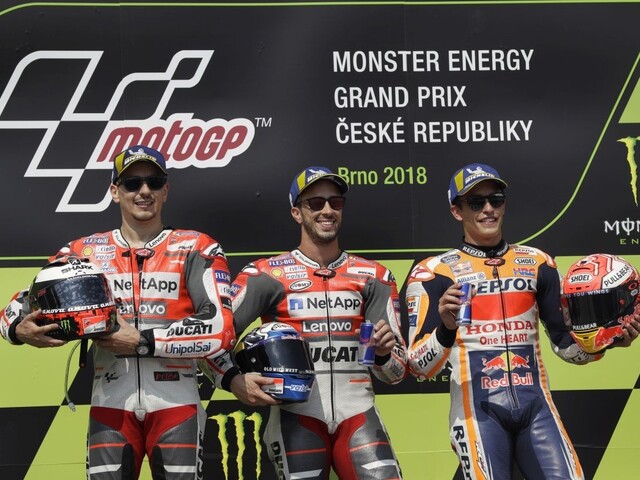 MotoGP: V Brne uspel Dovizioso, Márquez skončil tretí