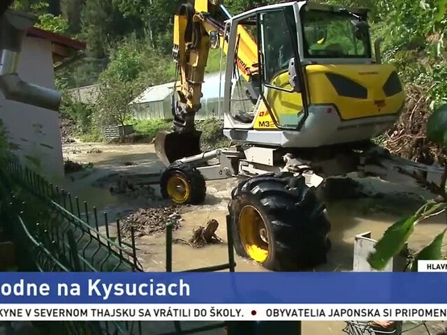 Na Kysuciach sa vylial potok, desiatky ľudí odrezalo od sveta