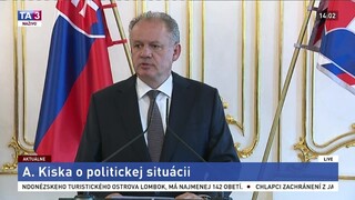 Vyhlásenie A. Kisku o politickej situácii