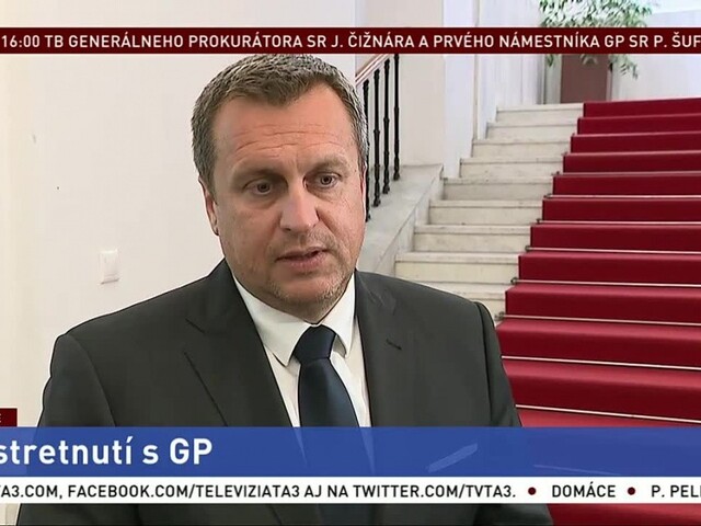 Brífing A. Danka po stretnutí s generálnym prokurátorom
