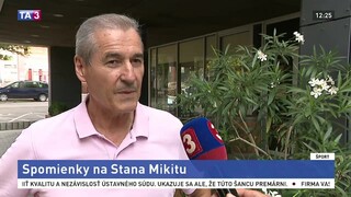 Bývalý reprezentant M. Bezák spomína na Stana Mikitu