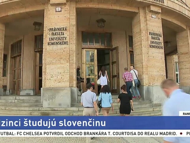 Zahraniční študenti trávia leto v Bratislave, učia sa slovenčinu