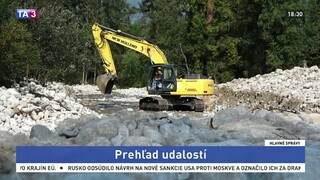V Tatrách pracujú ťažké stroje, opravujú škody po povodniach