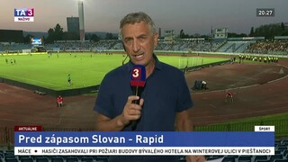 M. Michalech o zápase ŠK Slovan Bratislava a Rapid Viedeň