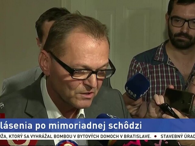 Vyhlásenia po mimoriadnej schôdzi o únose vietnamského občana