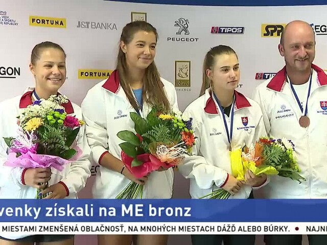 Naše tenistky do 18 rokov získali bronz