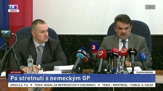 TB J. Čižnára a P. Šufliarskeho po stretnutí s nemeckým GP