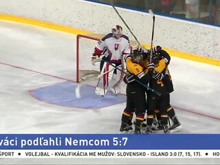 Mladíci v úvodnom zápase nestačili na rovesníkov z Nemecka