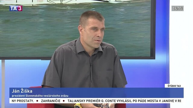 ŠTÚDIO TA3: J. Žiška o plánoch a víziách slovenského veslovania