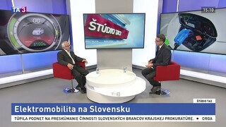 ŠTÚDIO TA3: V. Mihálik o elektromobiloch na Slovensku