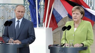 TB A. Merkelovej a V. Putina po spoločnom rokovaní