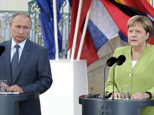 TB A. Merkelovej a V. Putina po spoločnom rokovaní