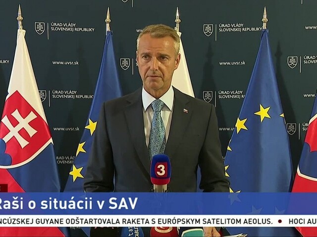 Vyhlásenie R. Rašiho o situácii v SAV