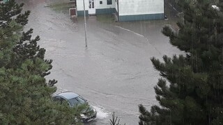 Nakrútili, ako po intenzívnom lejaku zatopilo mesto Myjava