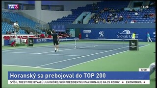 Tenisový talent Horanský sa prebojoval na popredné priečky