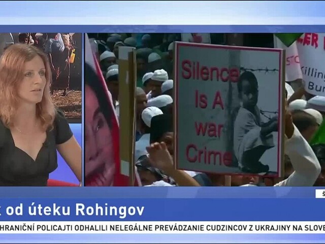 ŠTÚDIO TA3: novinárka J. Čavojská o úteku etnika Rohingov z Mjanmarska