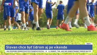 Slovan chce zotrvať na čele, Ljubičič proti Trenčínu ešte nenastúpi