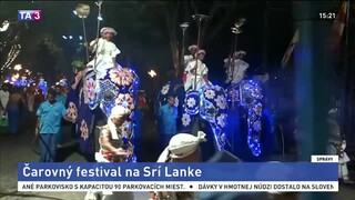 V meste Kandy sa uskutočnil najstarší festival, pripomenuli si Budhu
