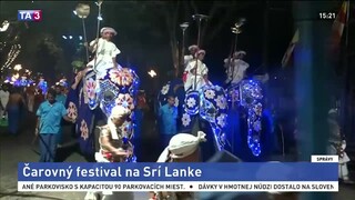 V meste Kandy sa uskutočnil najstarší festival, pripomenuli si Budhu