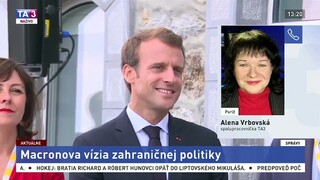 A. Vrbovská o Macronovej vízii zahraničnej politiky Francúzska
