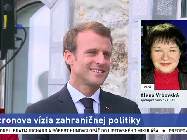 A. Vrbovská o Macronovej vízii zahraničnej politiky Francúzska