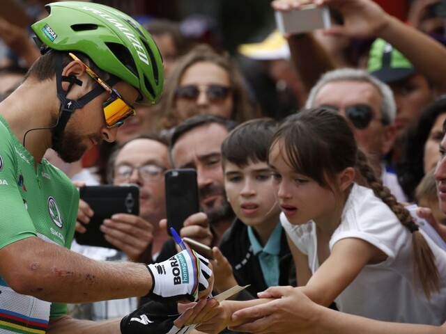 Sagan bojoval o víťazstvo, v tretej etape Vuelty skončil tretí