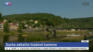 Sucho odkrylo unikát pod hladinou rieky, láka množstvo turistov