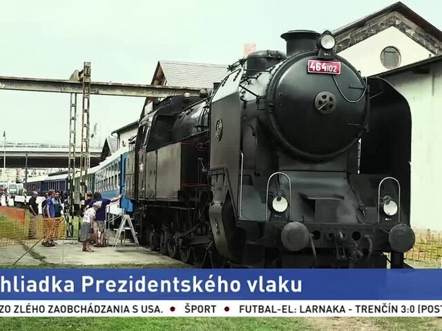 Prezidentský vlak sa vrátil do Prahy, má za sebou tisíce kilometrov