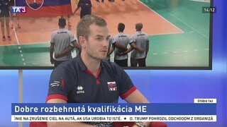 ŠTÚDIO TA3: J. Zaťko o kvalifikácii na majstrovstvá Európy vo volejbale