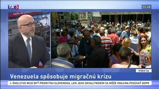 ŠTÚDIO TA3: J. R. Hernández-Soublet o migračnej kríze vo Venezuele