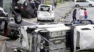 Tajfún Čebi trápil Japonsko. Spustošil všetko, čo mu stálo v ceste