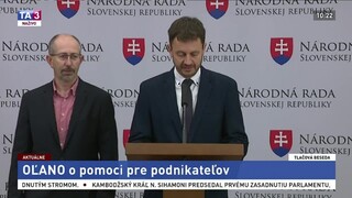 TB predstaviteľov OĽaNO o pomoci pre podnikateľov